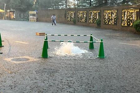 阪神－ＤｅＮＡは中止　豪雨＆激しい雷鳴　甲子園周辺のマンホールから水が噴き出す