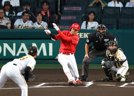 まさか…　鯉キラーの阪神・高橋遥人がわずか７球で先制点許す