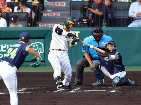 阪神　ヤクルトのミスに乗じて２点を先制！前川犠飛から村上のミス＆バッテリーエラーで追加点　４連勝へ主導権引き寄せる