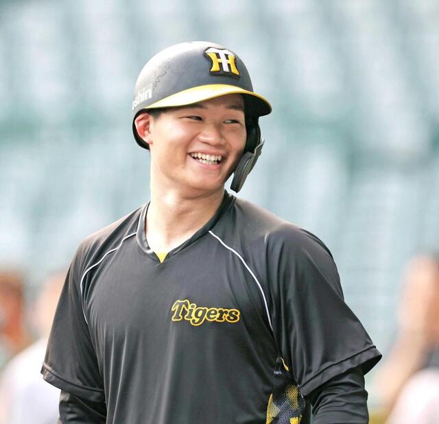 阪神・森下 打点王のタイトル「全く気にしない」 トップG岡本と3差
