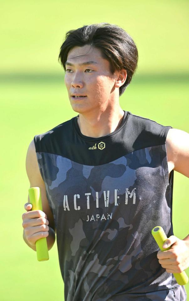 　復活を目指し黙々とトレーニングに励む（撮影・北村雅宏）