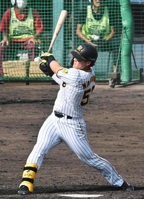 阪神 前川 左翼任せろ２戦連発２号２ラン