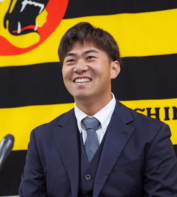 阪神・桐敷拓馬が2年連続大幅昇給 5500万増の8800万円