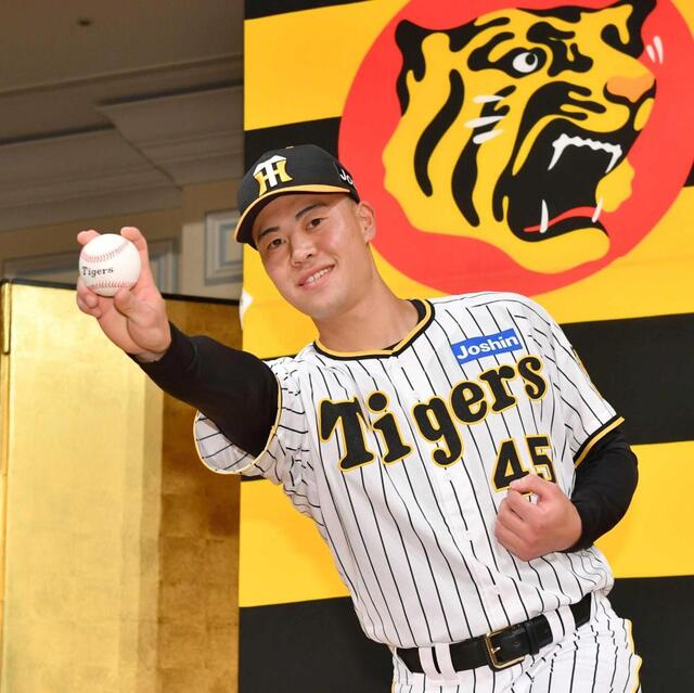 阪神ドラ5佐野 開幕1軍目指す 「ユニホームが似合う体に」屈強