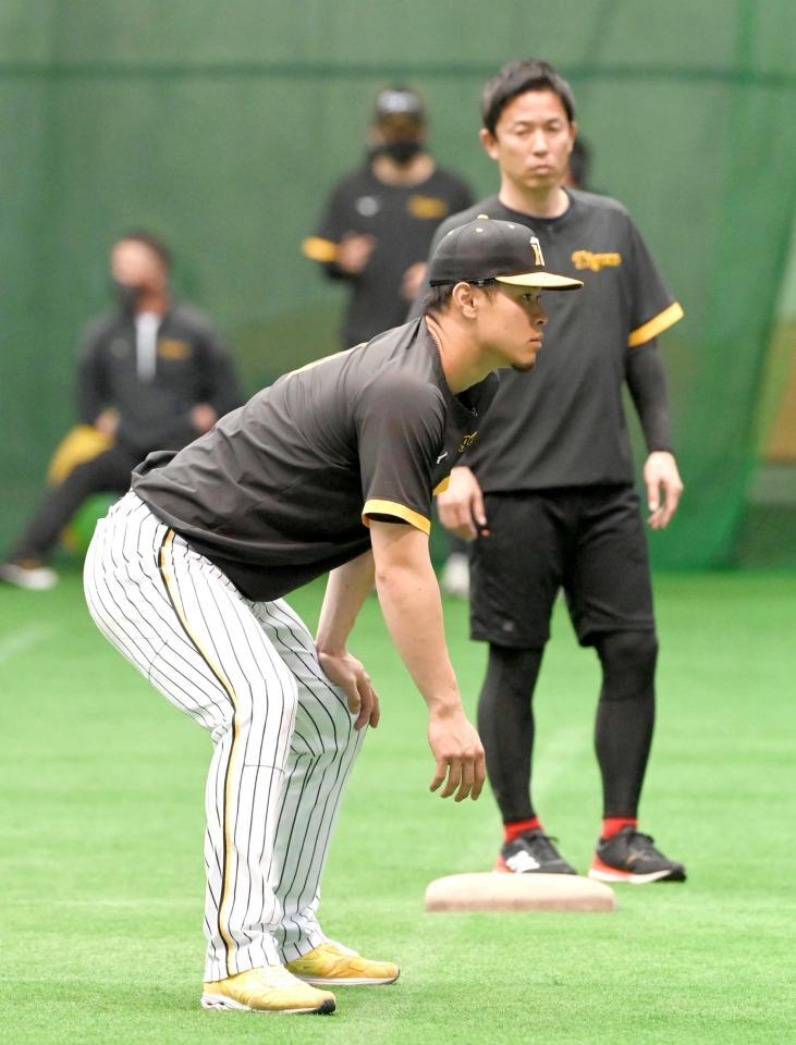 阪神・臨時コーチの赤星氏が中野にゲキ 「相手に与える脅威をもう一回