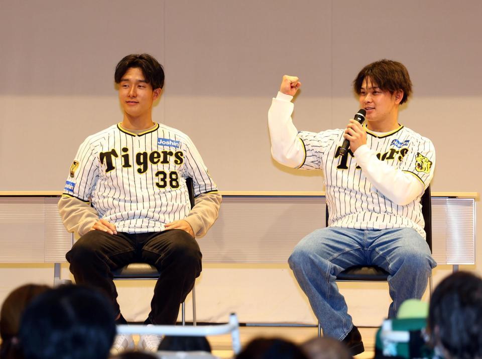 　参加者からの質問に答える小幡（左）と野口（撮影・山口登）