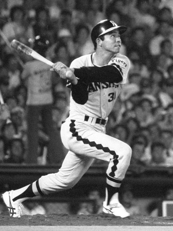 　７８年、オールスターで３打席連続本塁打を放った掛布