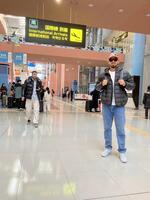 　来日したゲラ（阪神タイガース提供）