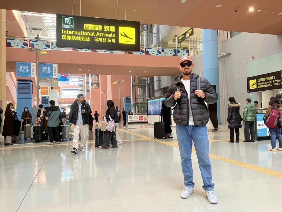 　来日したゲラ（阪神タイガース提供）