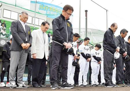 阪神・掛布雅之OB会長 吉田義男さんに「最高の結果を見せてあげて」陣中見舞いでナインへ願い