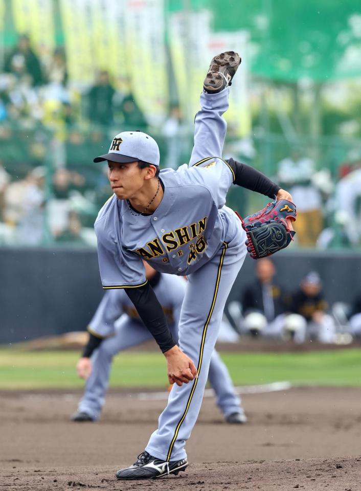 　先発し力投する茨木（撮影・山口登）