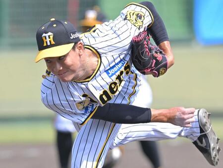 阪神・湯浅がシート打撃に登板　昨年７月以来の実戦形式で２７球　打者６人に安打性１
