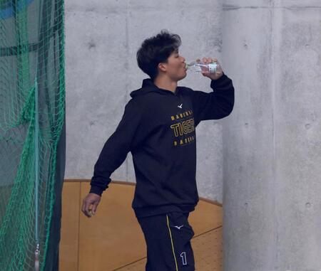 　別メニュー調整の森下（撮影・金田祐二）