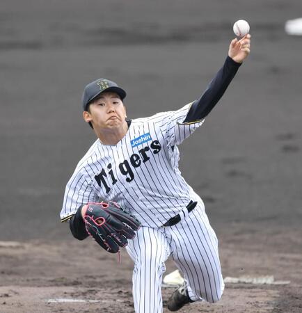 阪神・門別“開幕投手”2回0封好投 黄金ルーキー宗山を一ゴロ“プロ初アウト” し烈ローテ争い好アピール