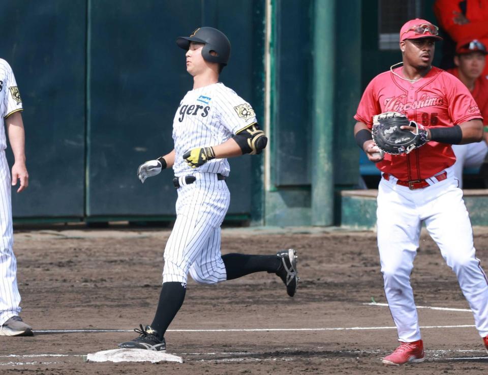 　３回、三ゴロに倒れた井坪