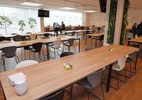 　選手食堂（撮影・立川洋一郎）