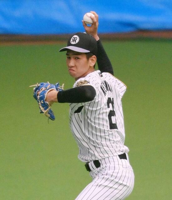 阪神・ドラ2今朝丸 今クール中にシート打撃登板へ「どれぐらい通用