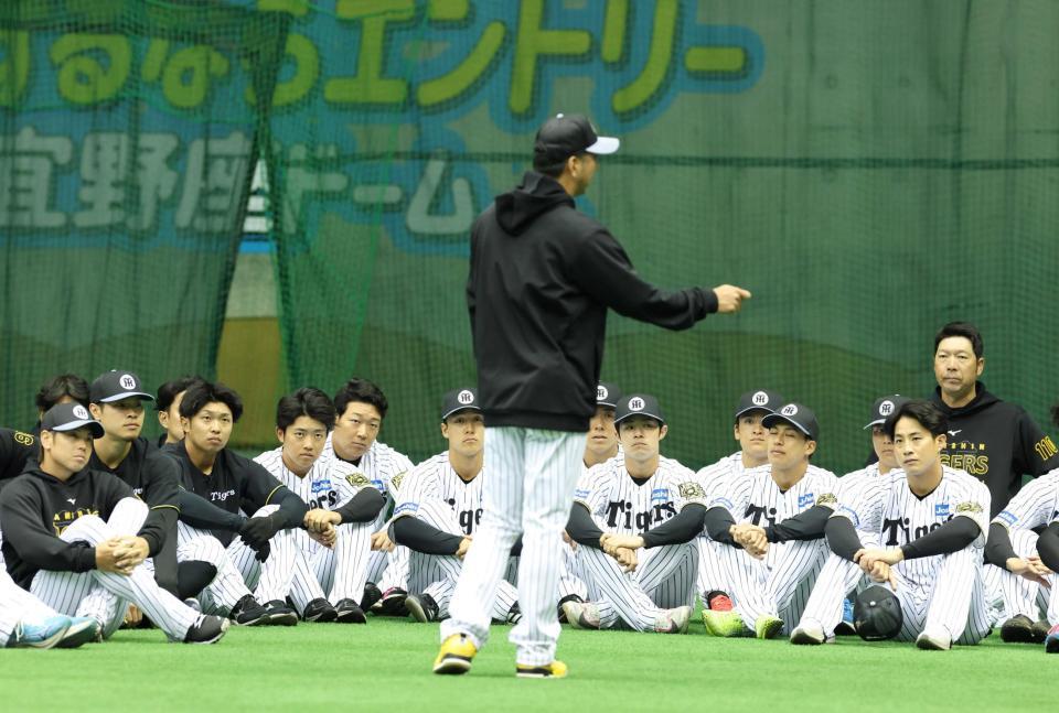 阪神・藤川監督 勝敗は度外視 主力は「準備」若手は「結果」を