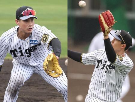 　木浪（左）と小幡