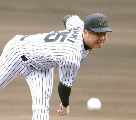　３回を１安打無失点に抑えた才木（撮影・山口登）