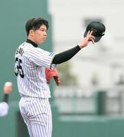 　貫禄を見せつけた才木（撮影・西田忠信）