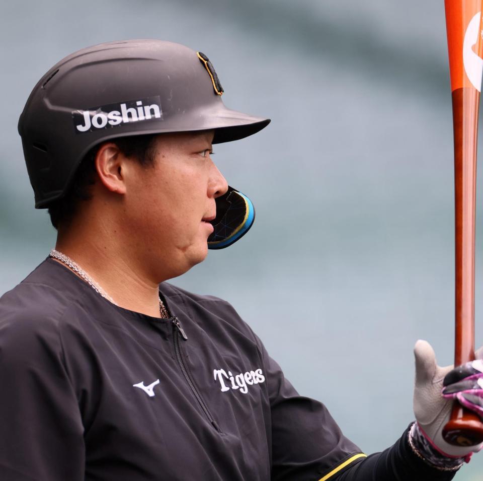 　チームに合流した大山（撮影・北村雅宏）