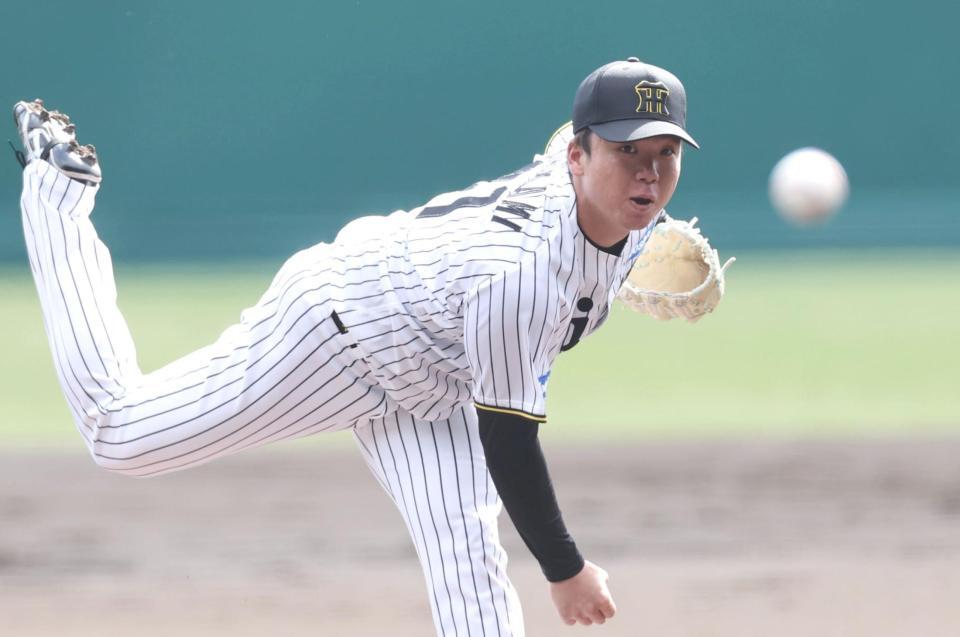 阪神・村上 開幕へ万全“新スラ”手応え上々！3回パーフェクト