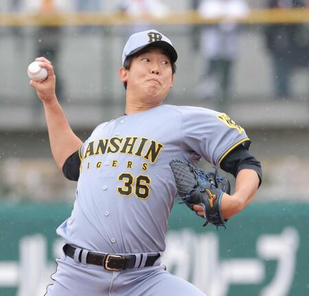 　２回に登板し力投する畠（撮影・西岡正）