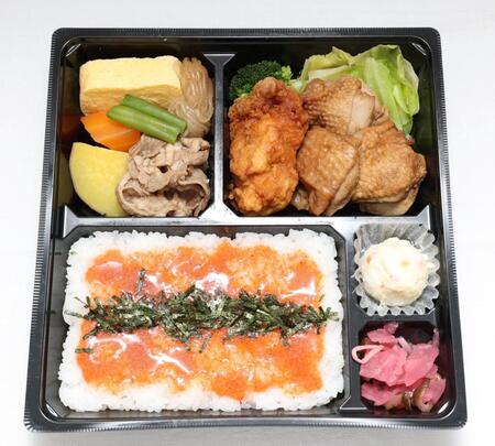 　三重出身！前川の鶏焼肉×めんたい弁当（撮影・中田匡峻）