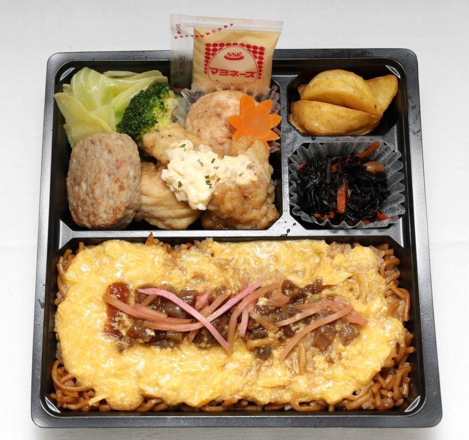 　神戸出身！才木のぼっかけオムそばめし弁当