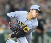 　カブス戦に先発し力投する門別（撮影・西岡正）