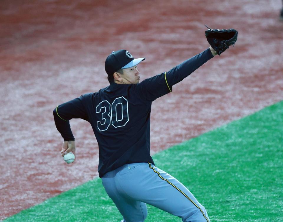 　先発の門別（撮影・金田祐二）