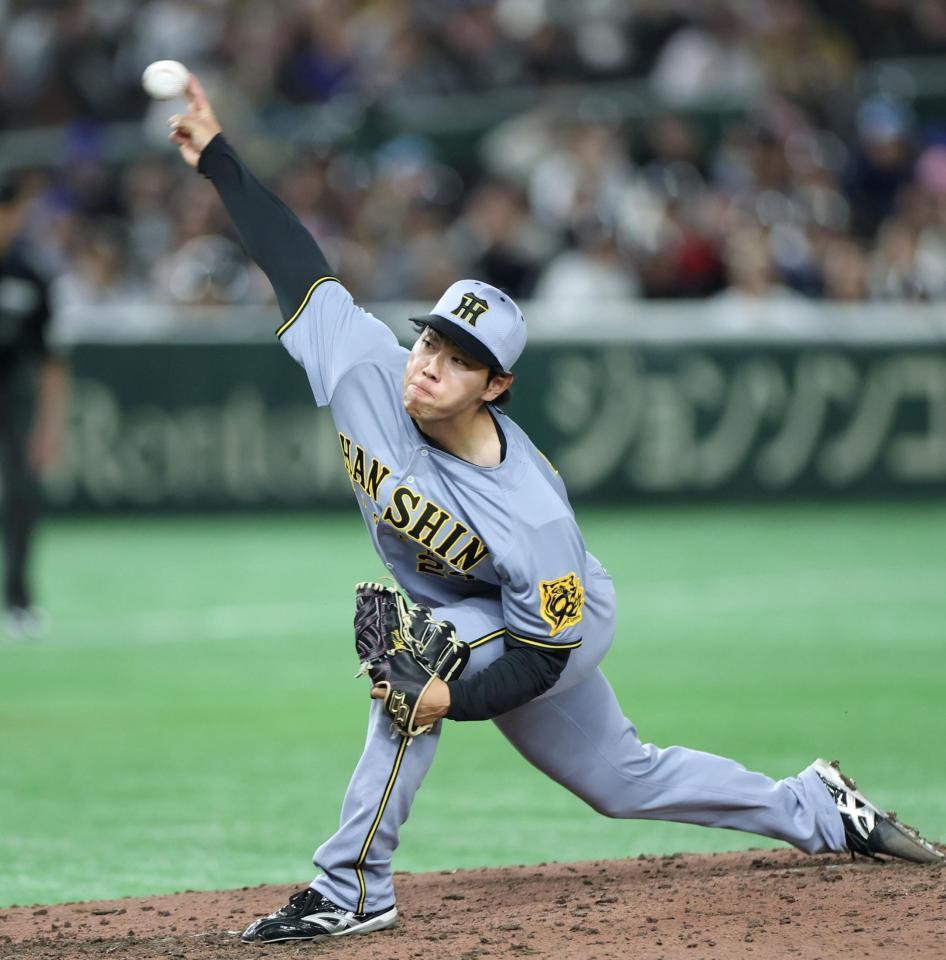 阪神 育成ドラフト1位の工藤泰成に東京ドームどよめく ピンチ