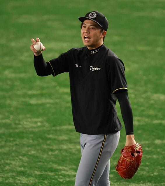 Tigers ユニフォーム ゲームシャツ3 番大山2023年優勝ステッカー