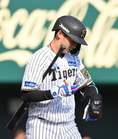 　８回、四球を選ぶ井上（撮影・西田忠信）