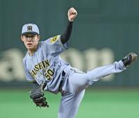 力投する先発の富田（撮影・中田匡峻）