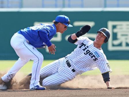 阪神　平田２軍監督が今季１号の井坪に「大したもんだ。ホームラン打ってヒット打って、盗塁も決めて。コンスタントに打ってくれてるよ」【一問一答】