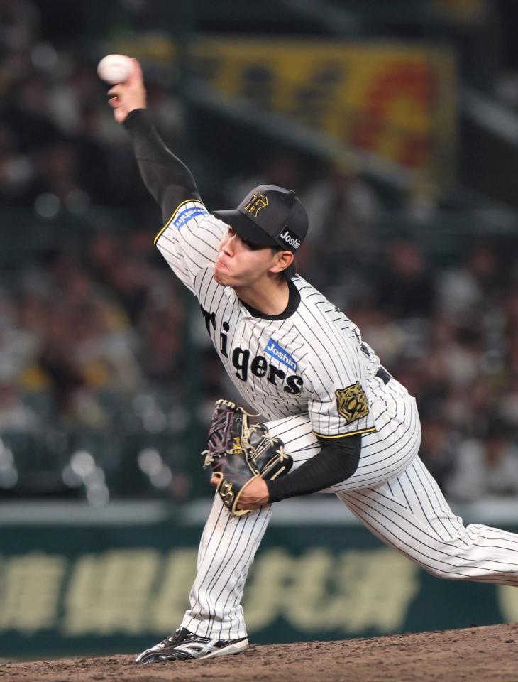 　６回途中から登板する工藤（撮影・北村雅宏）