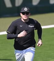 　ダッシュするビーズリー（撮影・飯室逸平）