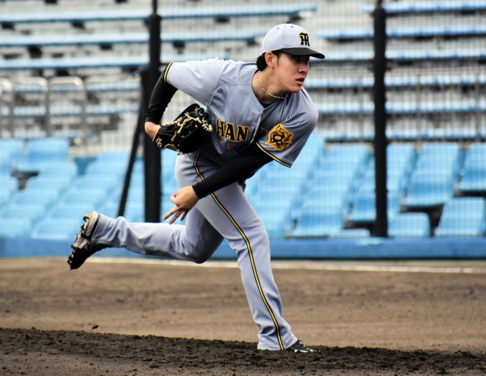 　５回２／３を４失点だった富田