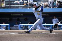 今季初本塁打へ意欲を見せた百崎