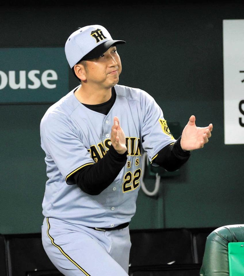 　阪神を率いる藤川監督