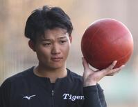 　鋭い表情を見せる森下（撮影・中田匡峻）