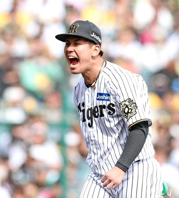 阪神ドラ１伊原プロ１勝　新人一番乗り
