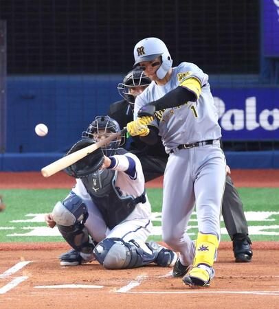 阪神・森下 開始4分での電撃先制打 1番・近本からわずか7球 3番定着後は打率・361と絶好調