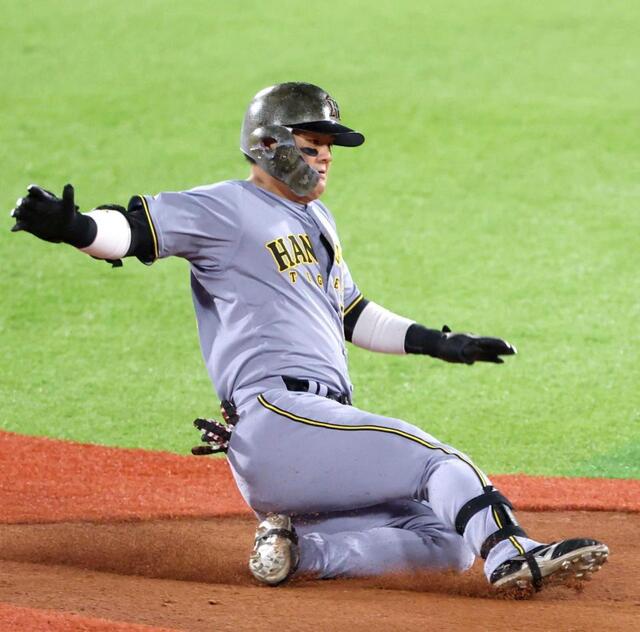 阪神タイガース ユニホーム 前川右京 阪神・前川右京 自己最長11戦連続H 鋼のメンタルで食欲減退とは無縁