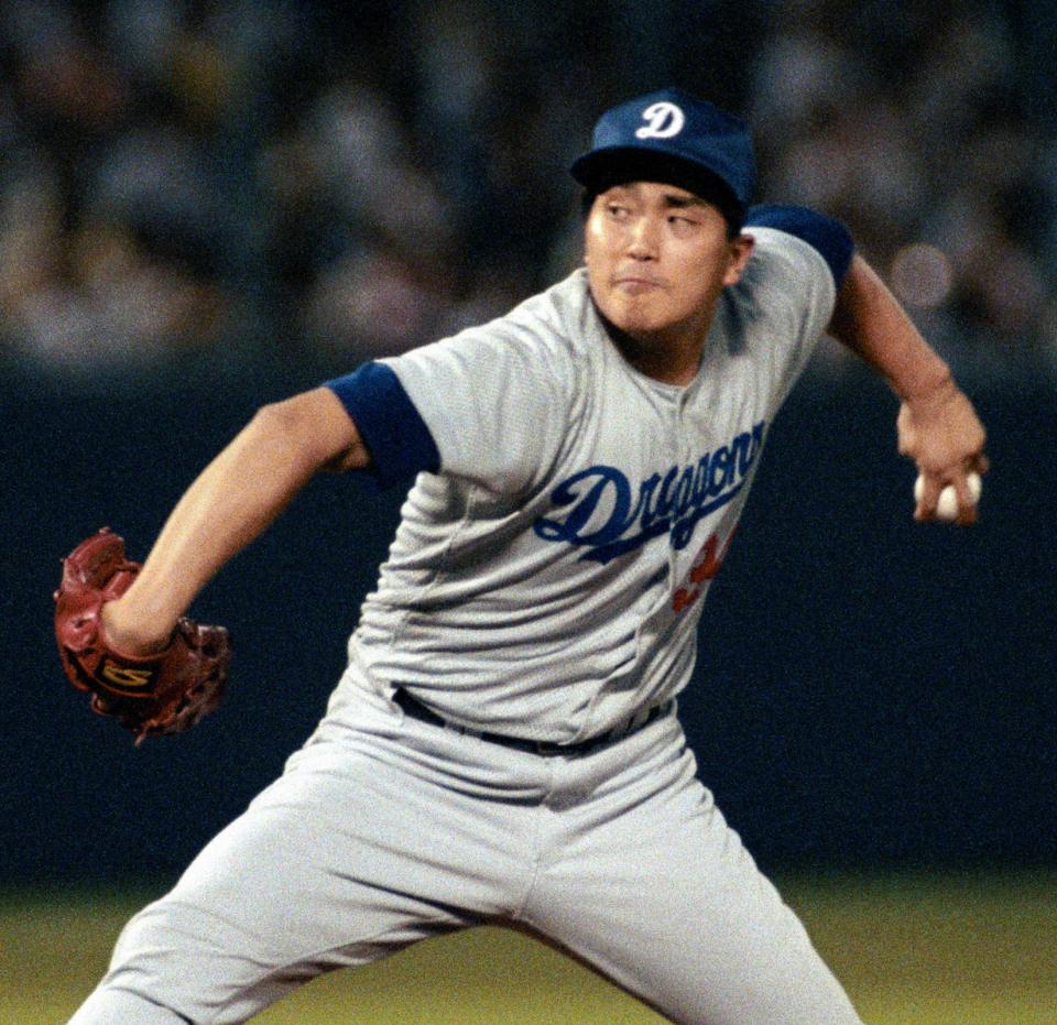 　現役時代の山本昌氏