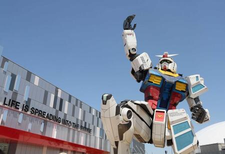　大阪・関西万博の実物大ガンダム