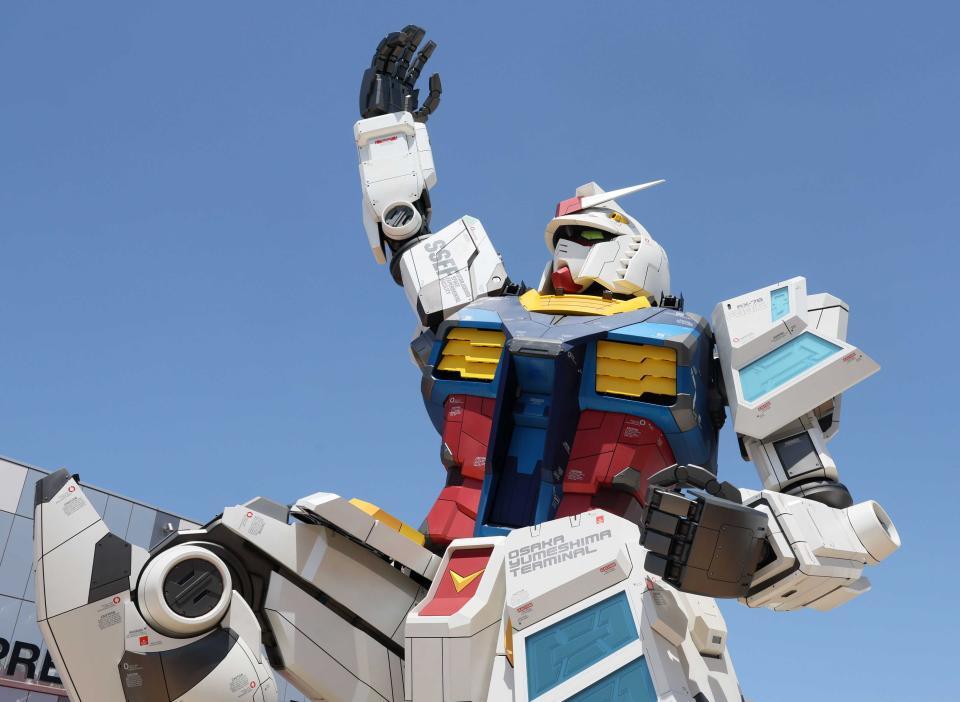 　大阪・関西万博の実物大ガンダム