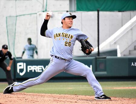 　１回無失点と好投した椎葉